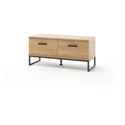 MCA furniture Sitzbank 101 x 46 x 38 cm - Drohnen-Zubehör, ideale Sitzbank für entspannte Pausen beim Drohnenfliegen, belastbar bis 80 kg und mit stilvollem Grandson Oak Design.