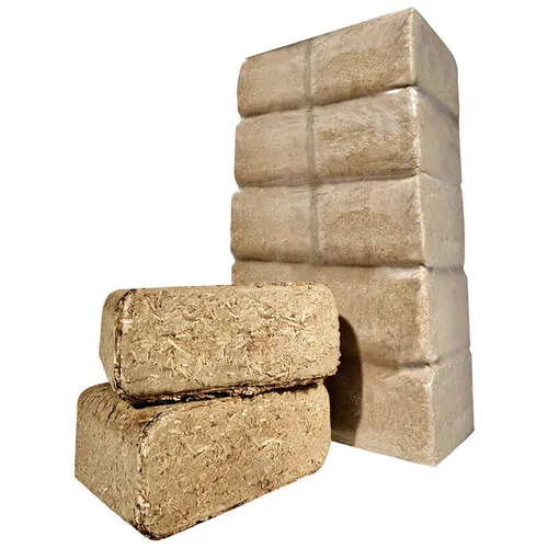 Holzspänebrikett Nadelholz  Eckige Form 10 kg Holzbrikett