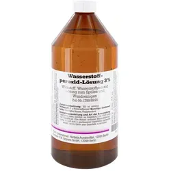 Wasserstoffperoxid Lösung 3% - Arzneimittel zur Wundreinigung und Desinfektion, fördert die Wundheilung und schützt vor mikrobiellen Infektionen, ideal auch bei Mundgeruch und Zahnfleischbluten.