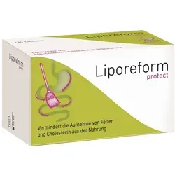 Liporeform Protect Tabletten 120 St - Abnehmmittel mit Polyglucosamin, frei von Konservierungsstoffen und ideal für Diabetiker, gluten- und laktosefrei.