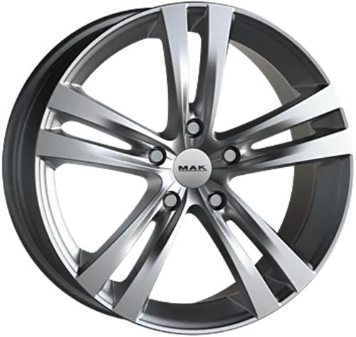 ALUFELGE MAK ZENITH für RENAULT CLIO IV 6.5X16 - Felgen für RENAULT CLIO IV, hochwertige LIGHT TITAN Alufelge mit 6,5 Zoll Breite, ideal für sportliche Optik und optimale Fahrperformance.