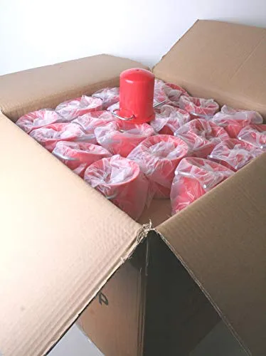 Gasfritzen 100 x Rote Schutzkappe für Propangasflaschen 3 kg 5 kg 11 kg Gasflasche Gas