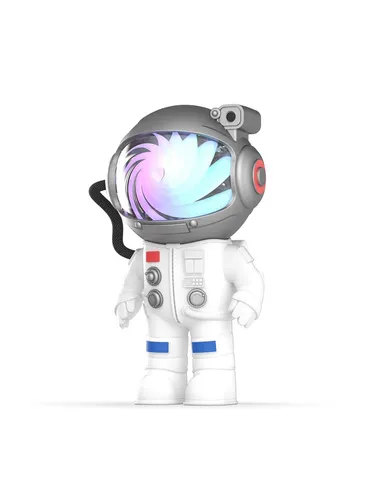 Dekoobjekt MOB Stellar Light - Astronaut Deckenprojektor - Weltall Projektor für Kinder und Jugendliche, zaubert mit drehender Kugel und Farbwechsel die Milchstraße ins Zimmer. Ideal für Spielzimmer oder Schlafzimmer.