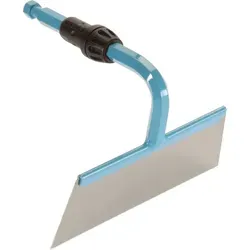 GARDENA combisystem Gartenhacke-Aufsatz - Effiziente Unkrautentfernung mit rostfreiem Edelstahlblatt, ideal für flexible Gartenpflege mit 16 cm Arbeitsbreite