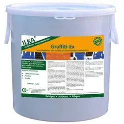 Graffitientferner ILKA Graffiti Ex 30 kg Spezialabbeizer von Graffiti an Steinfassaden und Mauern