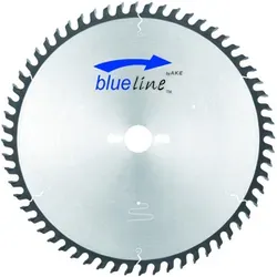 AKE Blueline Holzwerkstoffsägeblatt 200x20 Z=40 - Präzises Sägeblatt für beidseitig beschichtete Spanplatten, sorgt für kontrollierte Schnitte dank Hohl-Dach-Flachzahn Technologie. Ideal für Kapp- und Handkreissägen.