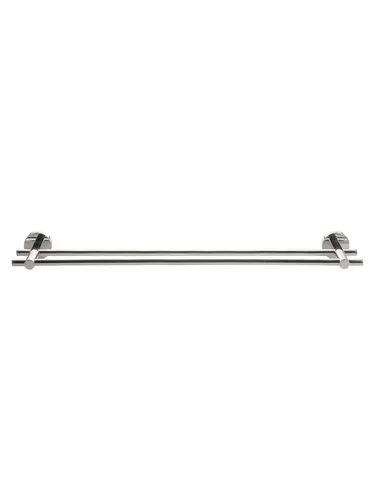 Tesa Handtuchhalter Smooz 40321, silber - Badezimmerzubehör, elegant verchromt und einfach ohne Bohren montierbar – ideal für eine saubere und stilvolle Lösung in Ihrem Bad.
