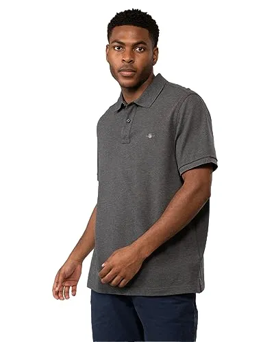 GANT REG SHIELD SS PIQUE POLO Herren Poloshirt - Herren-Shirts aus 100% Baumwolle mit meliertem Design. Dieses Poloshirt bietet Komfort und Bewegungsfreiheit durch seinen regulären Schnitt und den hoch geschlossenen Kragen.