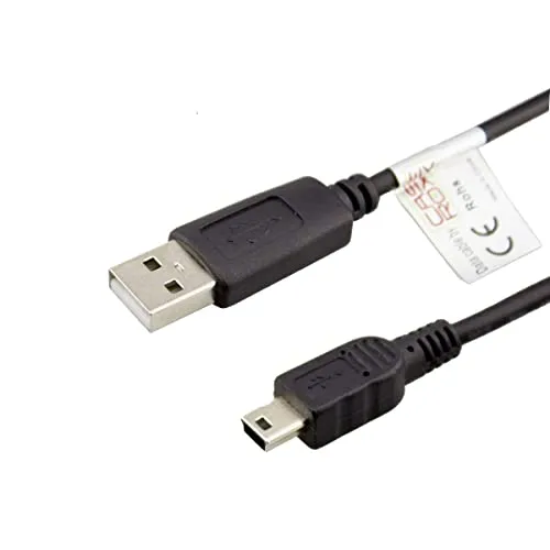 caseroxx USB-Kabel, Datenkabel für Garmin DriveSmart 61 LMT, DriveSmart 61/65 / 71 LMT-D, USB-Kabel als Ladekabel oder zur Datenübertragung in schwarz