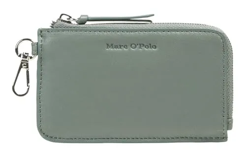 Marc O'Polo Florica Zip Wallet Deep Lake Green - Elegante Leder Geldbörse - Kompakte Marc O'Polo Geldbörse aus hochwertigem Lammleder, ausgestattet mit mehreren Fächern für Karten und Münzen. Stilvoll und praktisch für den täglichen Gebrauch.