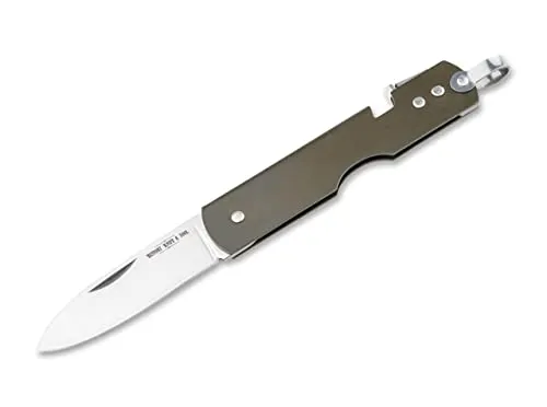 History Knife & Tool Japanisches Armee Taschenmesser mit Dosenöffner - Taschenmesser mit robustem Design und vielseitigem Dosenöffner, ideal für Outdoor-Aktivitäten und den täglichen Gebrauch.