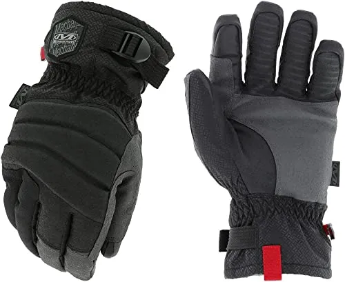 Mechanix Wear ColdWork™ Peak Handschuhe - X-Large, Schwarz/Grau - Arbeitshandschuhe mit 100 g PrimaLoft Gold Isolierung für optimale Wärme und wasserdichtem Material, ideal für kalte und nasse Bedingungen.