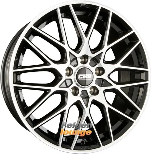 CMS C25 Alufelge 8.5x19 ET30 - LK5/112 ML66.5 schwarz - Auto & Motorrad - Felgen, hochwertige Alufelge mit diamantgeschliffenem Finish für ein modernes Design und verbesserte Fahrdynamik.