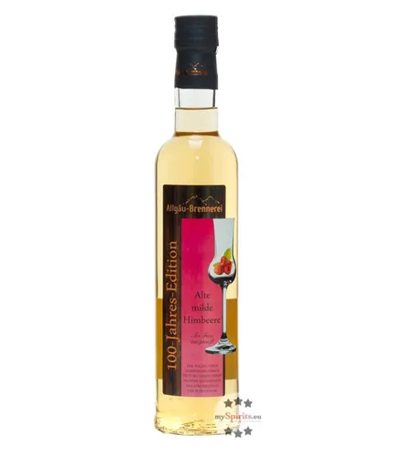 Allgäu-Brennerei Alte milde Himbeere - Im Fass gereift (1x0,5l) (Schnaps, Spirituose)