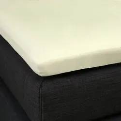 Formesse Bella Donna Topper Spannbetttuch La Piccola 100x200 cm | puder - beige
