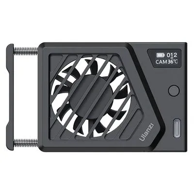 ULANZI CA25 V2 Camera Cooling Fan - Kamerakühlventilator für Überhitzungsschutz, ideal für längere Videoaufnahmen und wechselbare 3 Geschwindigkeitsstufen.