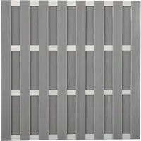 GroJa Merano Fertigzaun 180 x 180 cm grau - Gartenzäune aus nachhaltigem BPC-Material, pflegeleicht und stabil durch Aluminium-Querriegel. Individuell gestaltbar in mehreren Farben für Ihren Traumgarten.