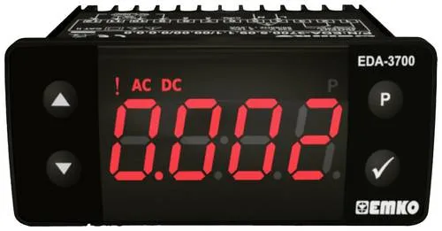 Emko EDA-3700 Digitales Einbaumessgerät - Digitales Amperemeter mit 4-stelliger LED Anzeige, ideal für präzise Strommessungen in verschiedenen Anwendungen.