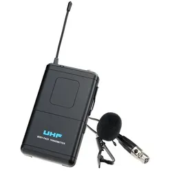 McGrey UB-IK3 Funk Taschensender Bodypack - Mikrofone mit praktischem Gürtelclip und vielseitigen Anschlussmöglichkeiten, ideal für professionelle Audioübertragungen und Live-Performances.