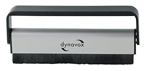 Dynavox Carbon-Antistatik-Bürste für Schallplatten - Effektive Reinigung und Entladung von LPs mit hochwertiger Carbon-Faserbürste für optimale Klangqualität.