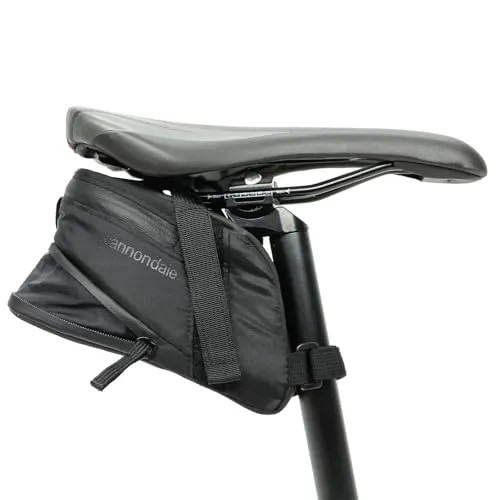 Cannondale Fahrradsatteltasche mit Klettverschluss, Schwarz, M, Fahrradkompatibel