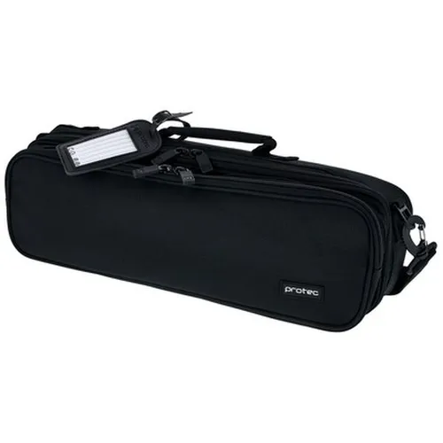 Protec Luxus-Flötentasche - schwarze Gigbag mit 5 mm Polsterung, wetterbeständig und idealer Schutz für Hartschalenkoffer