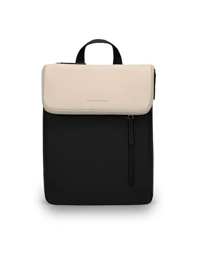 Kapten & Son Rucksack Vallen Backpack - Stylischer Rucksack mit gepolstertem Tabletfach und RFID Blocker, ideal für den urbanen Lifestyle. Maße: 25x32x11 cm, Volumen: 6 l, nachhaltig aus recyceltem Polyester.