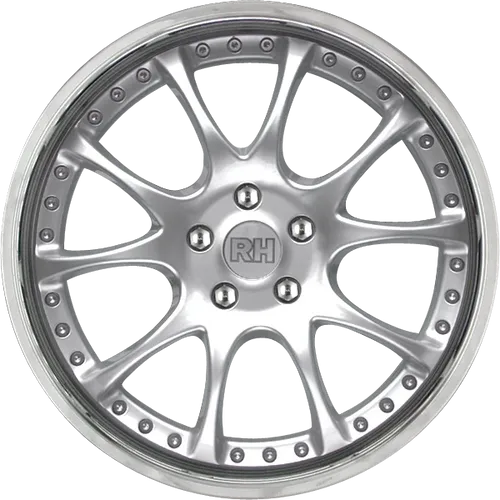 RH Alurad RMK Dynamik Silber 9.5x18" ET49 - Felgen aus Aluminium mit stilvollem Edelstahlhorn, perfekt für sportliche Fahrzeuge und optimalen Fahrkomfort.