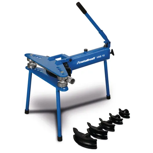 Metallkraft Hydraulischer Rohrbieger HRB 10 - Hydraulischer Rohrbieger für präzise Biegungen, kompakte Bauweise mit 510mm Breite, ideal für Werkstätten und professionelle Anwendungen.