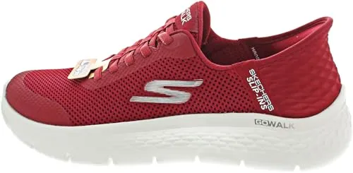 SKECHERS GO WALK FLEX-GRAND ENTRY Slip-On Sneaker für Damen, Größe 37, rot - Bequemer Slip-On Sneaker von Skechers, ideal für den täglichen Einsatz. Atmungsaktives Textil-Obermaterial und innovative Slip-Ins Funktion sorgen für höchsten Komfort.