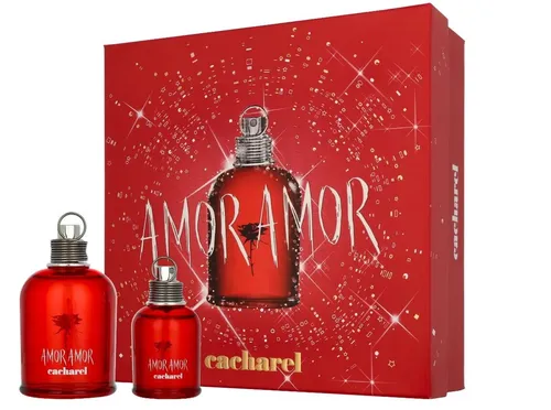 Cacharel Amor Amor Set 100 ml + 30 ml - Verführerischer Duft - Erleben Sie das Cacharel Amor Amor Set mit einem 100 ml und einem 30 ml Flakon. Ein frischer und blumiger Duft, ideal für romantische Anlässe.