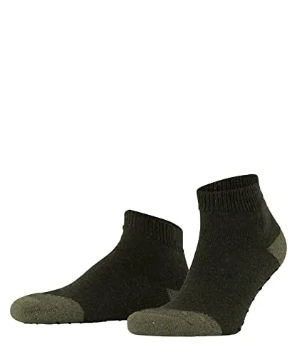 ESPRIT Herren Hausschuh-Socken Effect M HP Wolle rutschhemmende Noppen 1 Paar, Grün (Olivine 7210), 39-42