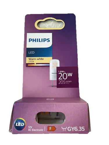 Philips LED "Standard" Brenner 20W GY6.35 warmweiß - LEDs - Warmweißes Licht für eine gemütliche Atmosphäre, extrem langlebig mit 15.000 Stunden Lebensdauer und bis zu 90% Energieeinsparung im Vergleich zu herkömmlichen Glühbirnen.