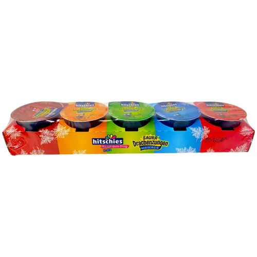 hitschies Saure Drachenzungen Kratzies Wassereis 5x160ml (11,24 EUR/l)