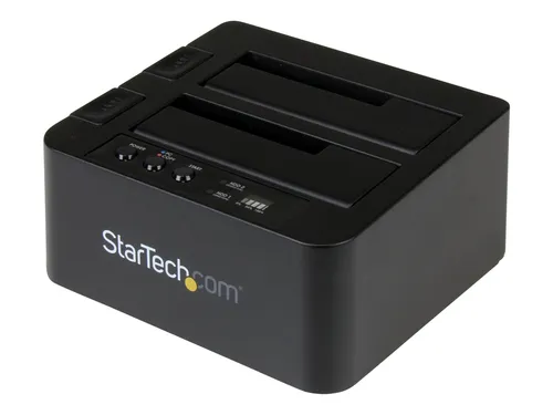 StarTech.com USB 3.1 Duplizierer Dockingstation - Zubehör für Festplatten, ermöglicht schnelles Klonen von SATA SSD/HDD mit bis zu 28GB/min für effiziente Datensicherung.