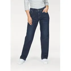 Bequeme Jeans MAC "Gracia" für Damen, Gr. 34, Länge 34 - Feminine Fit Jeans in blau stonewashed, aus elastischem Denim für optimalen Tragekomfort, ideal für jeden Anlass.