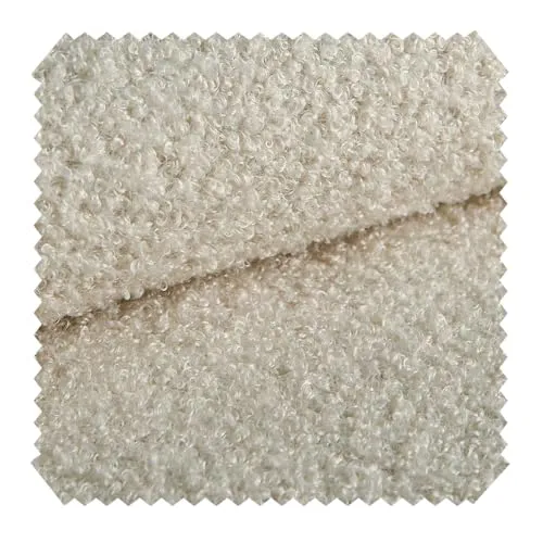 novely® Stoff CENTRO Bouclé Polsterstoff - Stoffe – Weich, robust & schmutzabweisend für stilvolle Möbelgestaltungen. Ideal für Sofas und Kissen mit einer langlebigen WaterStop-Imprägnierung.