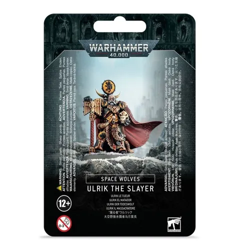Games Workshop Warhammer 40.000 Ulrik the Slayer - Detailreiche Spielfigur der Space Wolves, ideal für leidenschaftliche Sammler und Spieler. Bringen Sie Ihre Armee zum Leben!