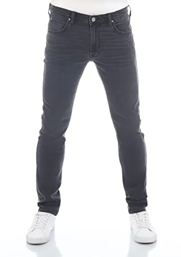 Lee Jeans Herren Stretch Slim Tapered Fit Luke Jeanshose Dunkelgrau w34 - Bequeme Tapered Fit Jeanshose für Männer mit schmalem Beinverlauf. Aus hochwertigem Baumwoll-Mischgewebe für angenehmen Tragekomfort. Ideal für Alltag und Freizeit, in verschiedenen Größen und Farben erhältlich.