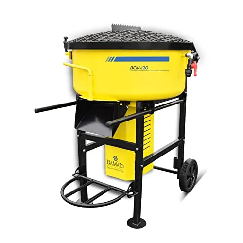 BAMATO BCM-120 Zwangsmischer – Leistungsstarker Betonmischer mit 120 Litern - Produktart: Betonmischer, ideal für Bauprojekte dank hoher Mischleistung und einfacher Handhabung.