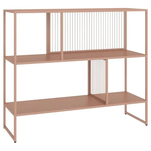Happy Garden Metallregal Emilia Altrosa – 3-stufiges Aufbewahrungsmöbel im Industriestil - Präsentieren Sie Ihre Lieblingsgegenstände stilvoll auf diesem stabilen Regal mit einer robusten Stahlstruktur. Ideal für jeden Raum und funktional einsetzbar.