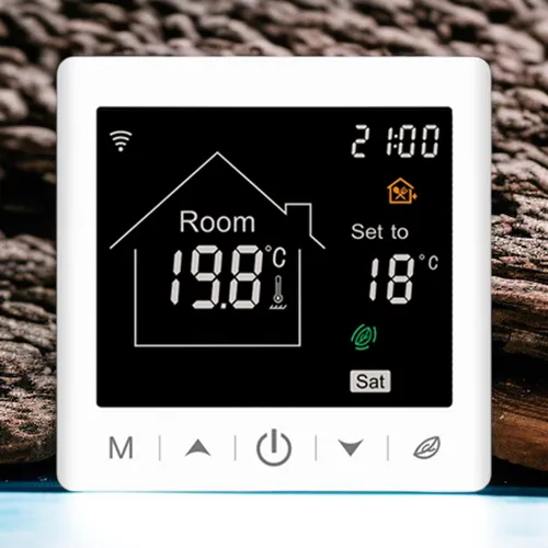 Perobe Raumthermostat für Fußbodenheizung WiFi-Smart 230 V - Fußbodenheizungen, intelligentes Steuerungssystem für optimale Temperaturen und Energieeinsparung