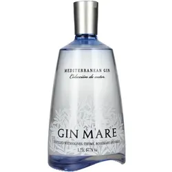 Gin Mare Mediterranean Gin 42,7% Vol. 1,75l - Premium Gin mit mediterranen Botanicals, harmonischem Charakter und 42,7% Vol. - ideal für Cocktails und besondere Anlässe.