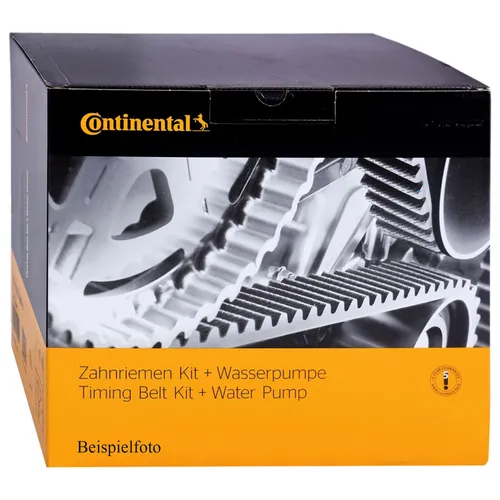 CONTITECH CT1028WP5 Wasserpumpe + Zahnriemensatz - Auto-Zahnriemen-Kits mit langlebiger Wasserpumpe und Zahnriemen für zuverlässige Motorleistung und einfache Installation.