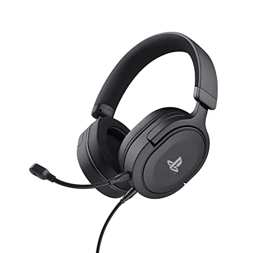 GXT 498 FORTA Black - Offizielles PS5 Headset mit umweltfreundlichem Design aus 85% recyceltem Kunststoff, 50-mm-Treibern und klarem Mikrofon für das beste Spielerlebnis