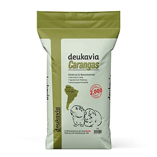TOP Deuka Carangas Meerschweinchenfutter 20 kg mit Vitamin C - Sonstiger Tierbedarf - Hochwertiges Meerschweinchenfutter mit 2000 mg stabilisiertem Vitamin C für eine optimale Gesundheit und Verdauung.