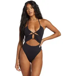 Billabong Badeanzug Sol Searcher schwarz S - Bademode in elegantem Schwarz, Größe S, aus 78% Nylon und 22% Elasthan, ideal für Komfort und Passform beim Schwimmen.