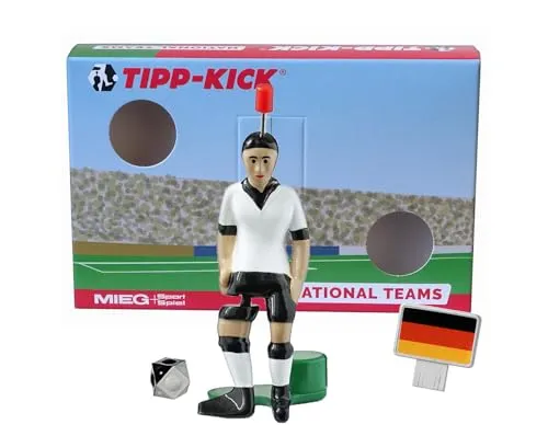 TIPP-KICK Deutschland-Box I Original Set Deutschland-Star-Kicker & Deutschland-Soundchip in der Torwandbox I Figur Spiel I Zubehör