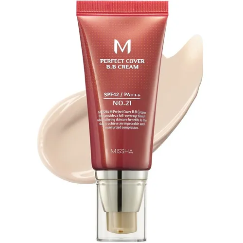 Missha M Cover B.B Cream SPF 42 PA+++ No.21 Light Beige 50 ml