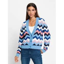 heine Strickjacke Strickjacke blau 48